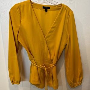 Jcrew blouse in yellow